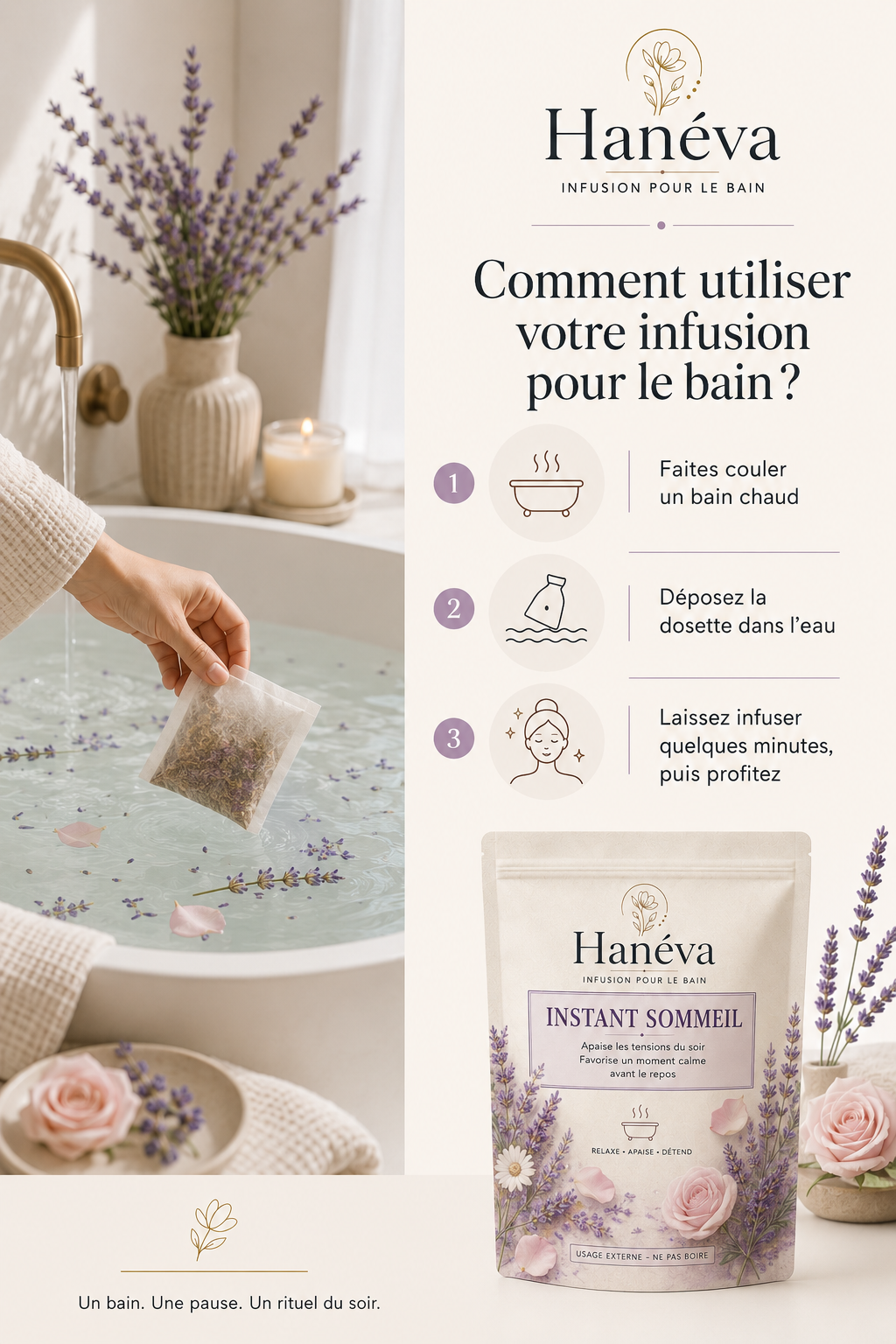 Instant Sommeil — Infusion pour le bain