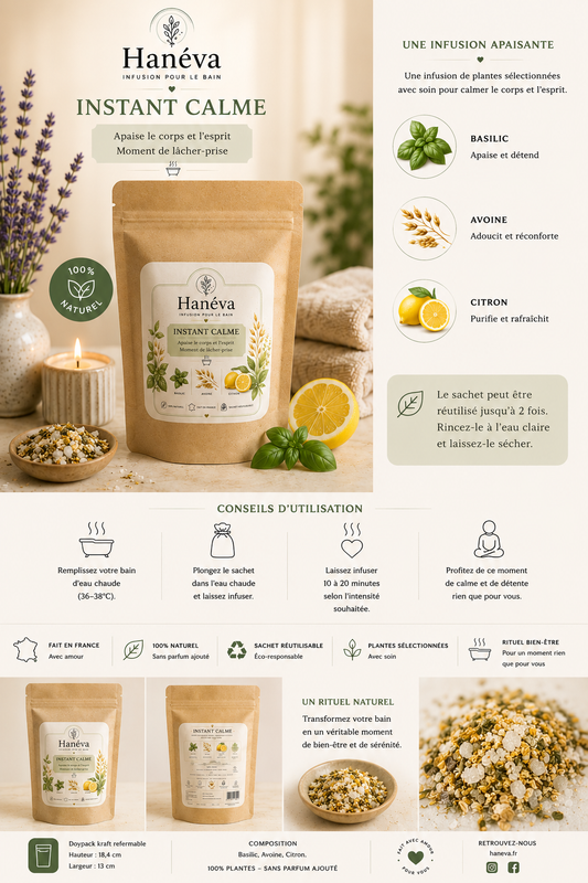 Instant Calme — Infusion pour le bain